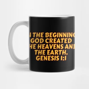 Bible Verse Genesis 1:1 Mug